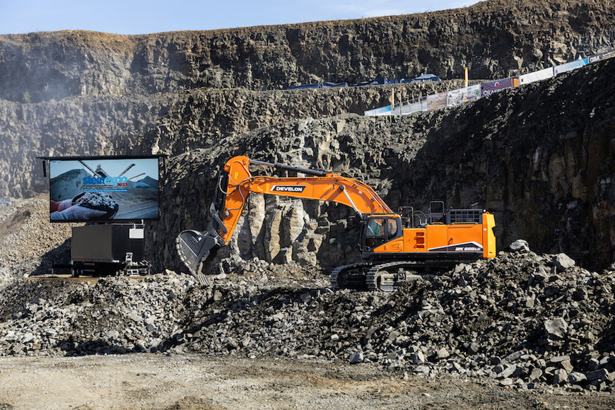 Impressive First Appearance for Develon at STEINEXPO 2023